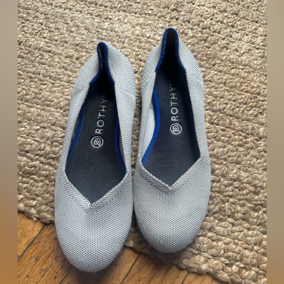 Rothy's Shoes - RARE Rothy’s The Flat Flax Birdseye Ballet Flat Shoes Size 10.5 *RETIRED Color*